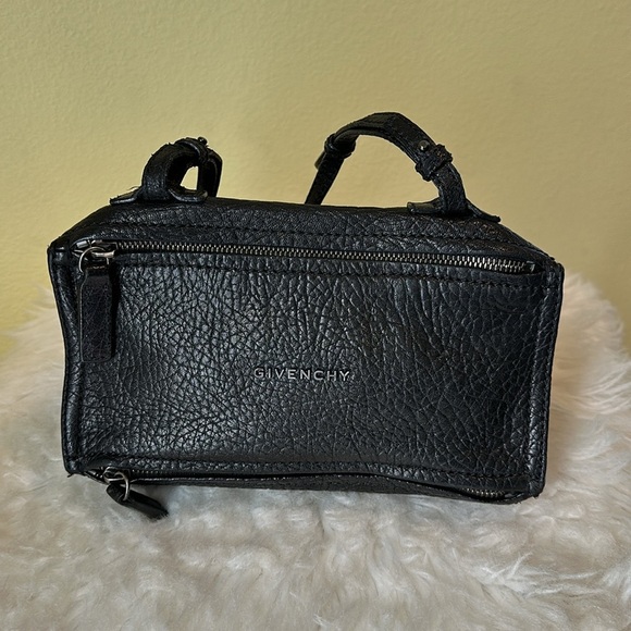💯Authentic Givenchy Pandora Black Leather Mini Crossbody Bag🍀 - Picture 13 of 15
